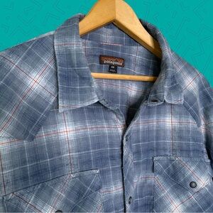 Patagonia Pearl Snap Button Hemp Shirt